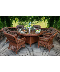 Комплект мебели из ротанга «Санторини Люкс»