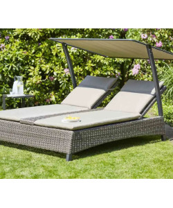 Шезлонг из ротанга «Марелла Дуо Лаунж»