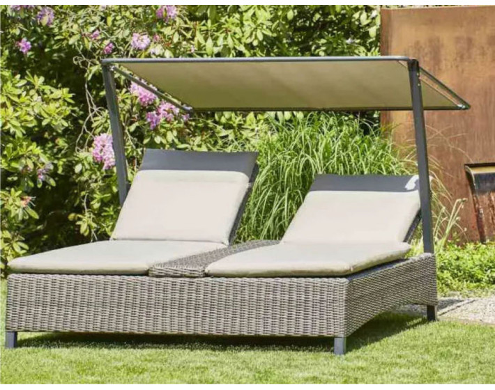 Шезлонг из ротанга «Марелла Дуо Лаунж»