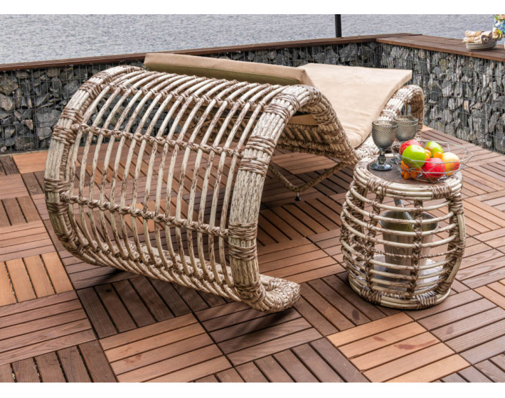 Шезлонг из ротанга «Аурелия Сан Лаунж»