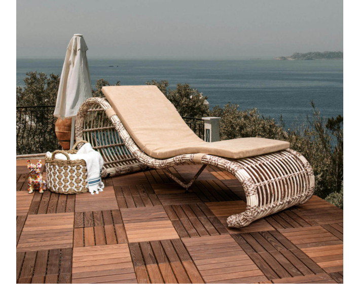 Шезлонг из ротанга «Аурелия Сан Лаунж»