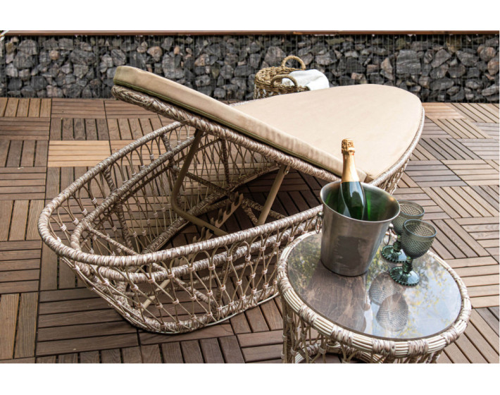 Шезлонг из ротанга «Валенсия Гранд Релакс»