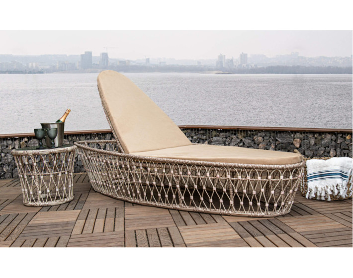 Шезлонг из ротанга «Валенсия Гранд Релакс»