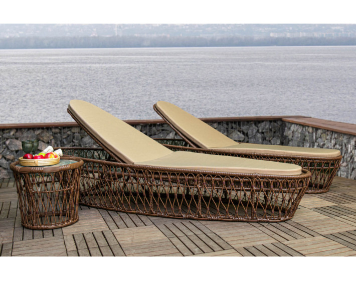 Шезлонг из ротанга «Валенсия Гранд Релакс»