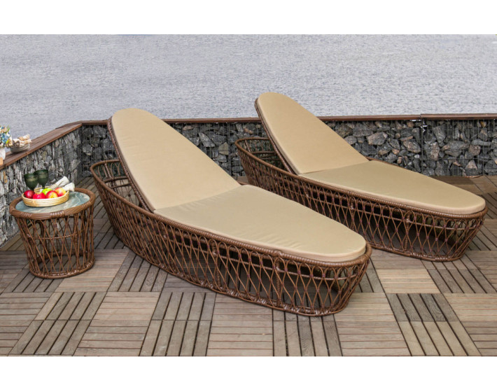 Шезлонг из ротанга «Валенсия Гранд Релакс»