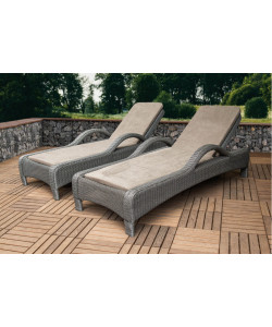 Шезлонг из ротанга «Лиора Релакс Плюс»