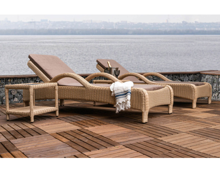 Шезлонг из ротанга «Лиора Релакс Плюс»