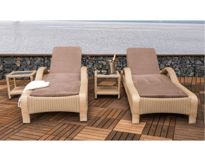 Шезлонг из ротанга «Лиора Релакс Плюс»