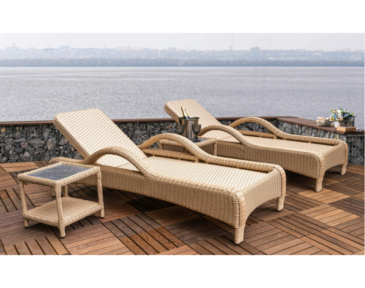 Шезлонг из ротанга «Лиора Релакс Плюс»