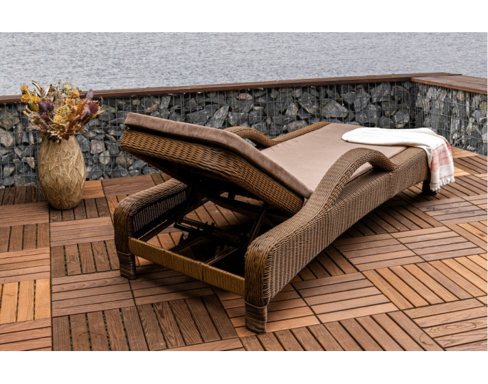 Шезлонг из ротанга «Лиора Релакс Плюс»