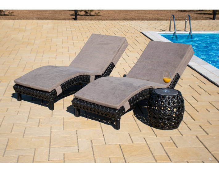 Шезлонг из ротанга «Савойя Лаунж»