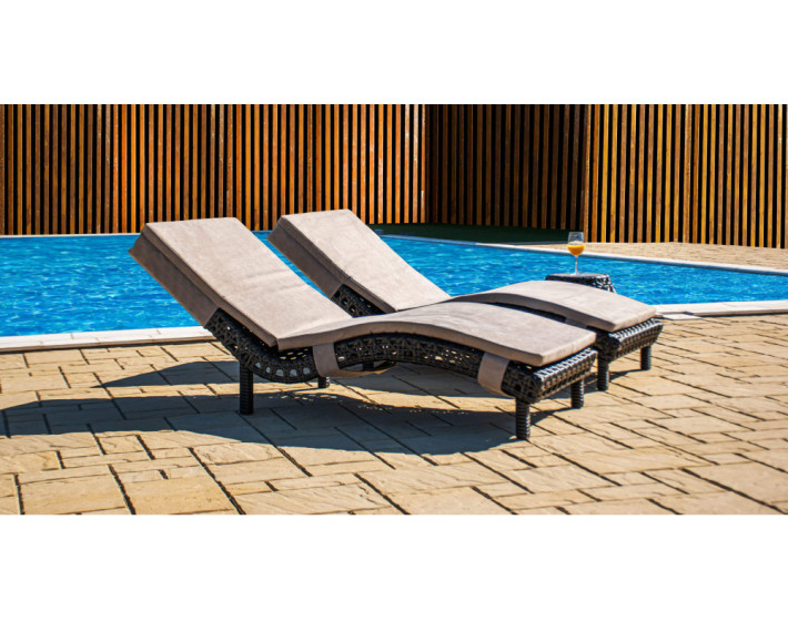 Шезлонг из ротанга «Савойя Лаунж»