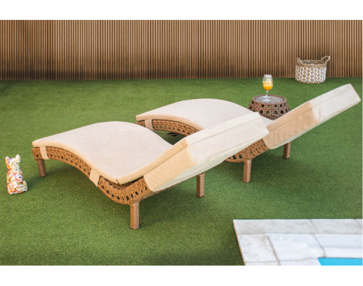 Шезлонг из ротанга «Савойя Лаунж»